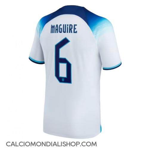 Maglie da calcio Inghilterra Harry Maguire #6 Prima Maglia Mondiali 2022 Manica Corta